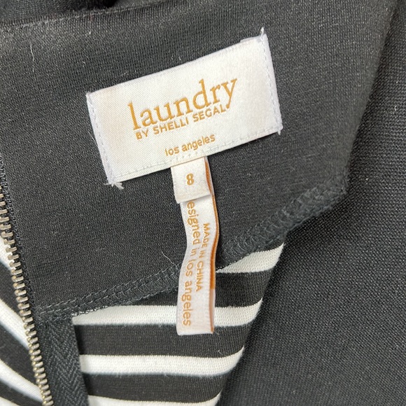 Laundry Striped Black and White Dress - Picture 3 of 5
